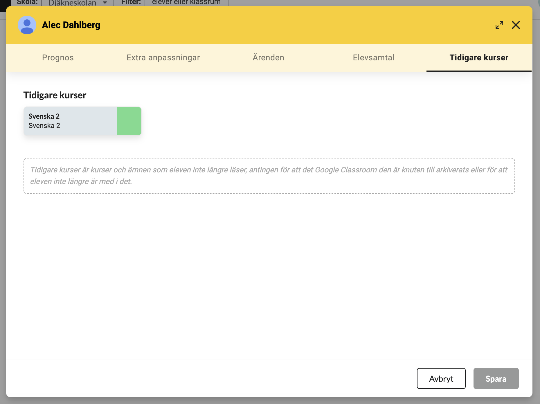 StudyBee elevkort tidigare kurser.png