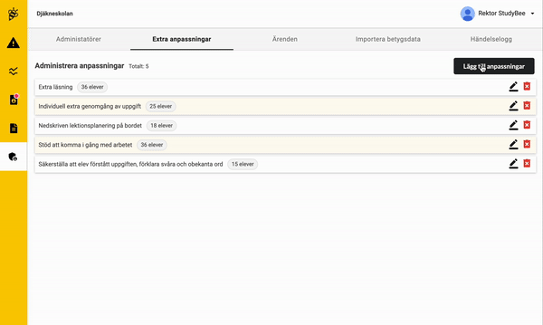 StudyBee lägg till extra anpassningar.gif
