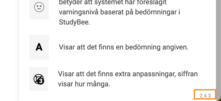 StudyBee Insights versionsnummer.png